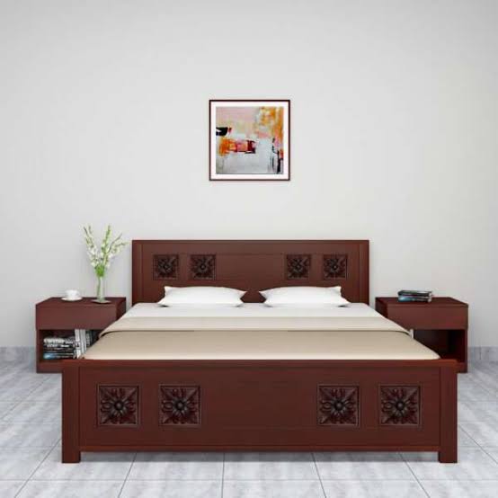 Bed Wooded Semi Box