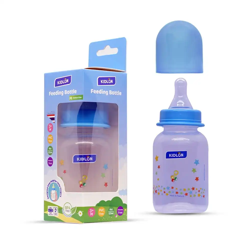 Baby Bottle Feeding Illustrations